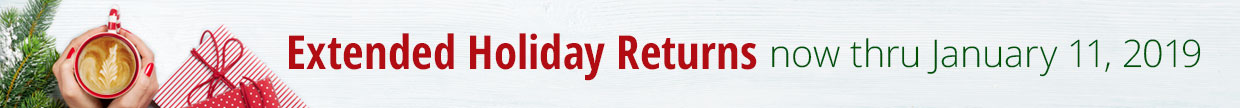 Extended Holiday Returns